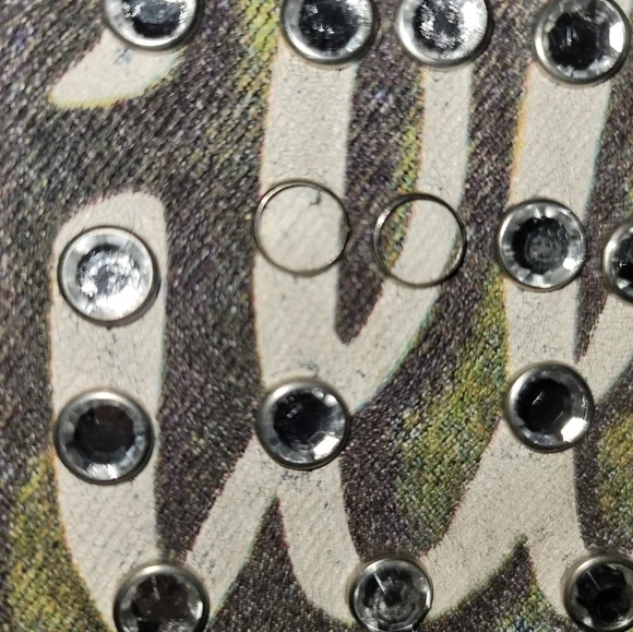 DENIM Vintage Hand painted  Jacket - Picture 9 of 14